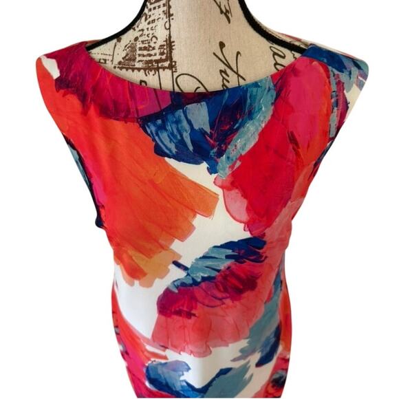 Trina Turk Multicolor Floral Dress - Size 4 - Picture 4 of 9